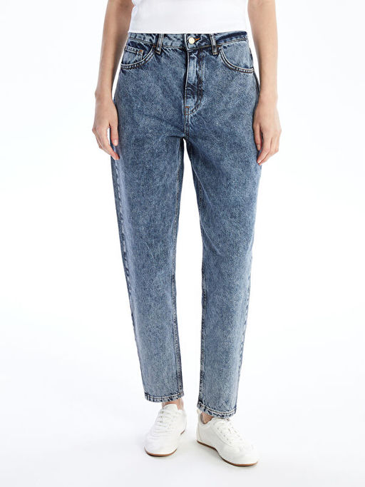 Mom Fit Kad?n Jean Pantolon