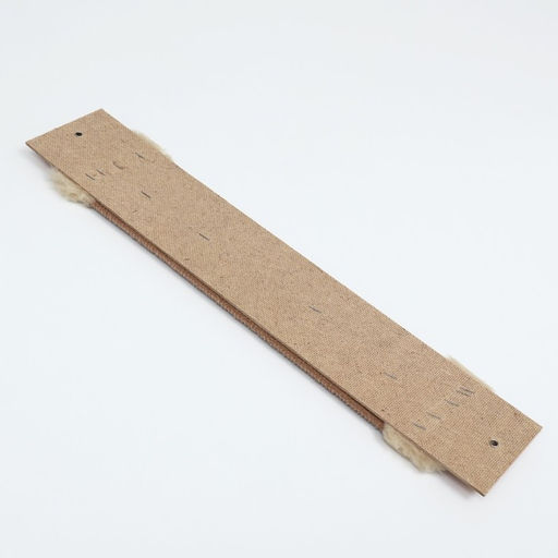 Когтеточка Пижон ковролиновая, большая, 57 x 12 х 1,5 см, бежевая  фото 5