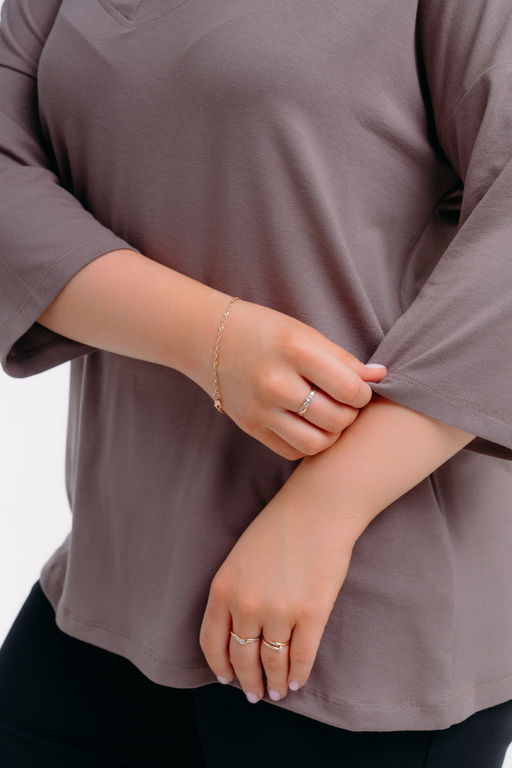 Футболка женская из вискозы Марина кофе - Амадэль фото 13