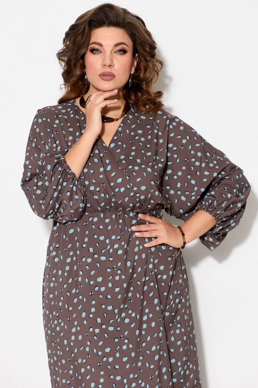 Платье FITA 1193 кофейный