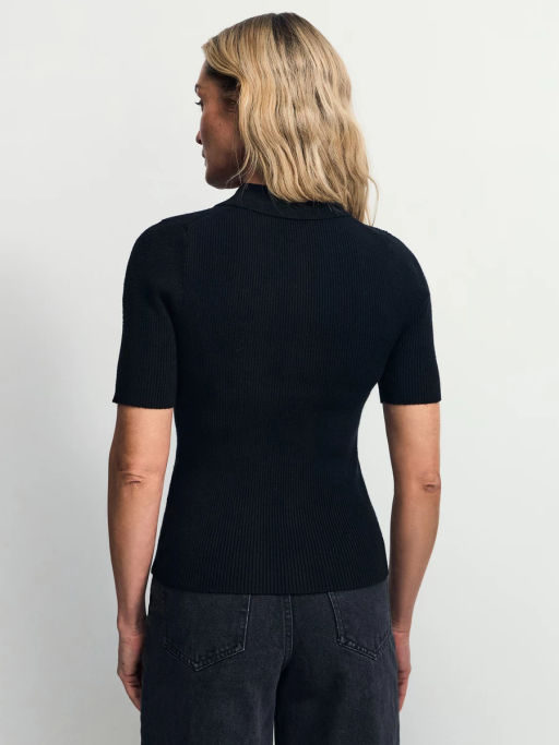 Джемпер в рубчик с молнией / Zarina фото 5