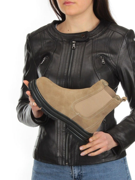 01-155-1ZR BROWN Ботинки Челси демисезонные женские - No name фото 3