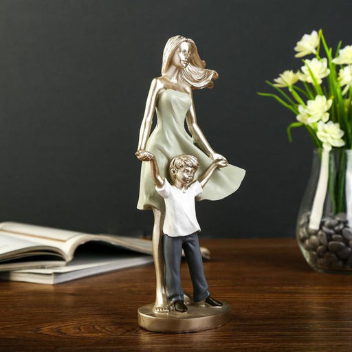 Фигурка полистоун «Мать и сын», 24×11×7 см