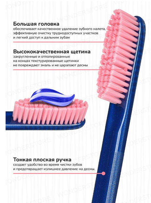 Зубная щетка R.O.C.S. XL-CLEAN средняя ROCS/РОКС  фото 6