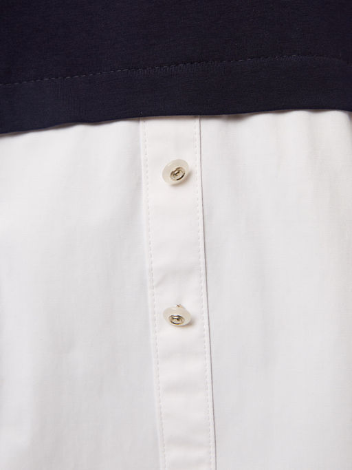 Джемпер обманка темно-синий 232242521 - Nota bene фото 8