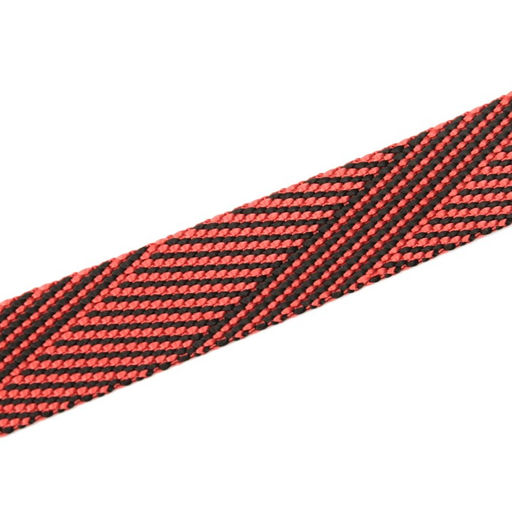 Ошейник Вязанка, ширина 2 см, красный - Пижон фото 5