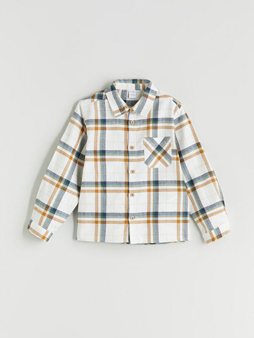 Ekose Desenli Erkek ?ocuk G?mlek