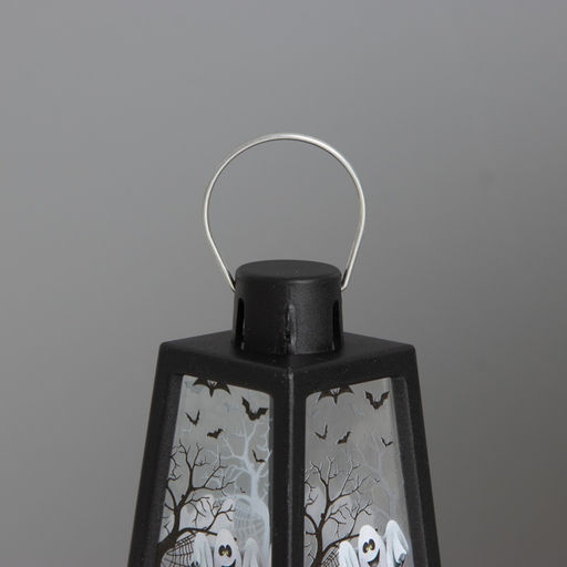 Фигурка светящаяся RISALUX «Привидение», LED-ночник, 3×LR1130, чёрный, 4.4×4.4×9.4 см