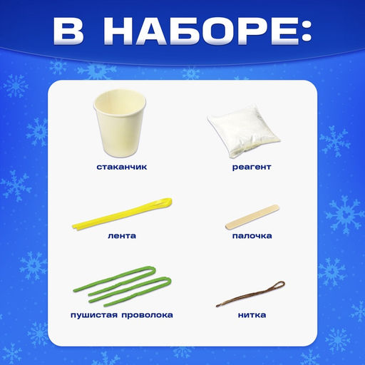 Набор для выращивания кристаллов Новогодняя елка - Эврики фото 7