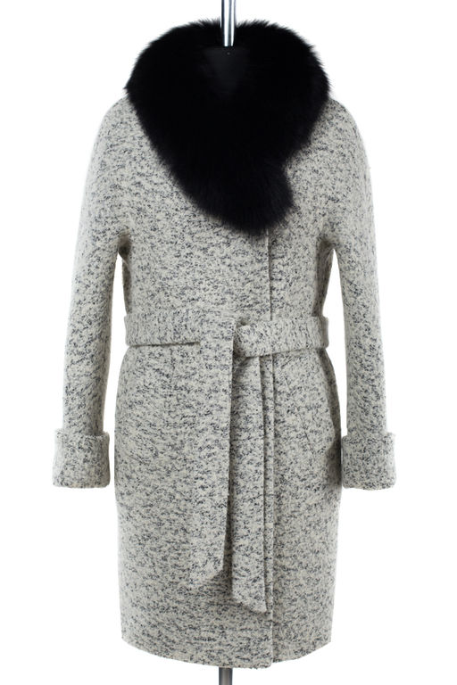 Пальто утепленное Мех натуральный (песец) - Империя пальто фото 9