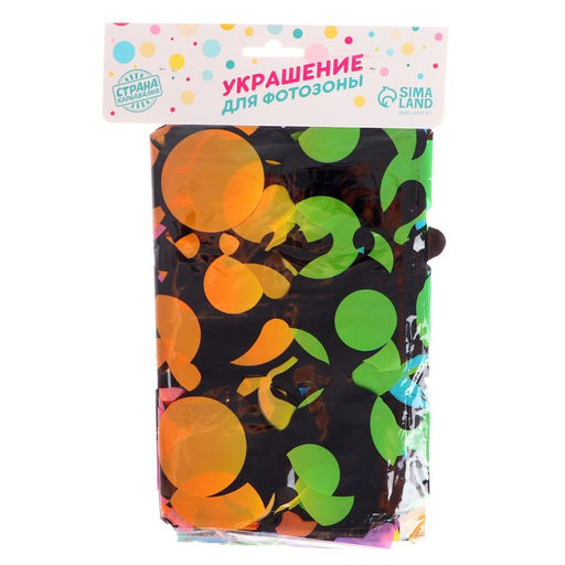 Праздничный занавес Шарики, 100 200 см - Страна карнавалия фото 3