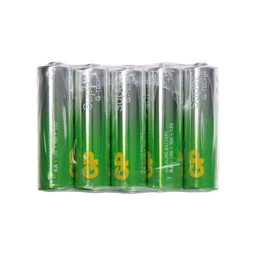 Батарейка алкалиновая GP Super Alkaline G-tech, AA, LR6-50BOX, 1.5 В, набор, 50 шт.