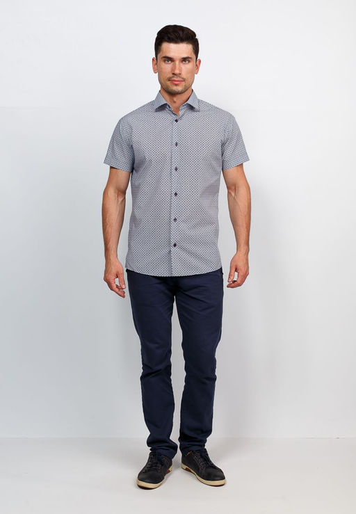 Сорочка мужская короткий рукав GREG 213/109/931/ZS/1  фото 4
