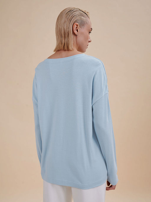 PELICAN, джемпер женский, Голубой  фото 3