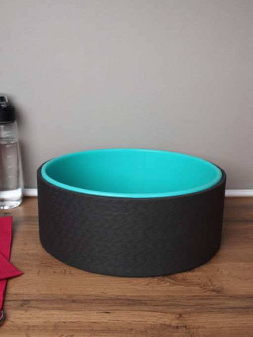 Колесо для йоги и пилатеса 32Х12 / YW32-BB / черный-голубой / уп10 - Галеонтрейд фото 6