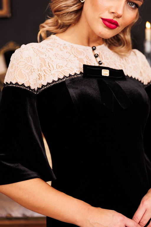 Платье Мода Юрс 2874-Р черный - Mira fashion фото 14