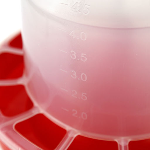 Кормушка для домашней птицы пластмассовая на 5кг, д27см, h25см, средняя (Россия) - Pet toys фото 2