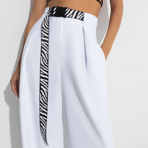 Брюки Lifestyle (white с поясом) - Charutti фото 3