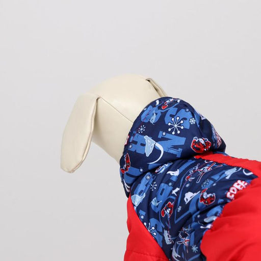 Комбинезон зимний для животных Лыжник,XL (ДС 31-33, ОШ 30-32, ОГ 42-46 см), микс - Simaland фото 3