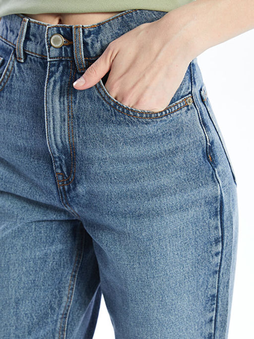 Mom Fit Kad?n Jean Pantolon
