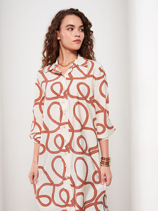 Desenli Kad?n G?mlek Tunik