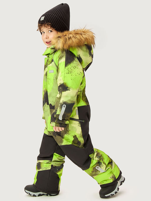 Комбинезон 8з1726 лайм/черный