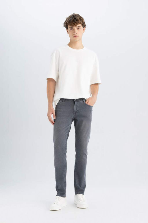 Узкие джинсовые брюки узкого кроя Pedro - Defacto фото 2