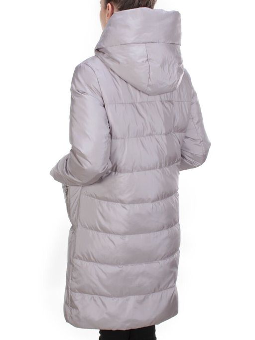 2119 LIGHT GREY Пальто зимнее женское MELISACITI (200 гр. холлофайбера) - Fashion фото 4