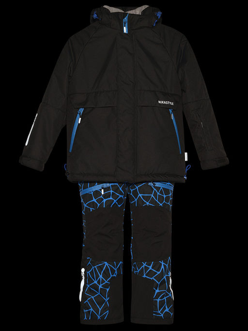 Костюм 7з2925 черный/электрик