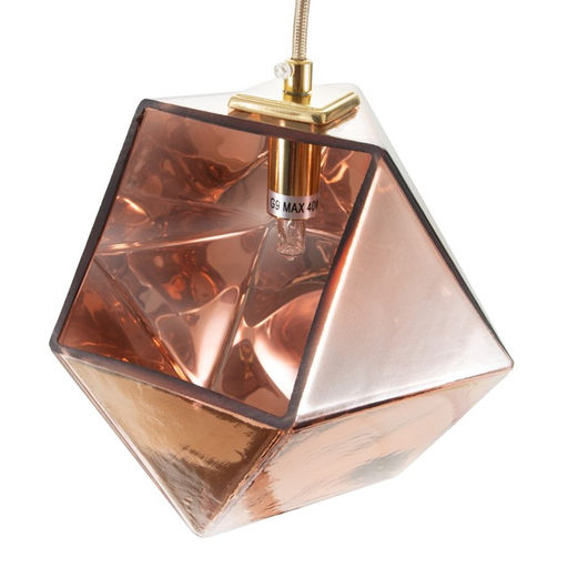 Светильник BayerLux «Кристи» G9 розовое золото 20×20×22-122 см