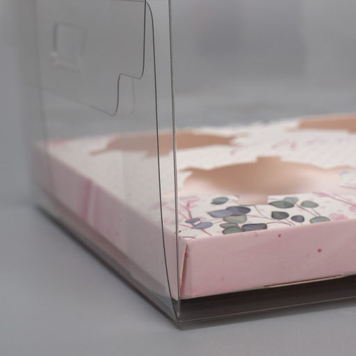 Цена за 5 шт. Коробка для капкейка, кондитерская упаковка, 6 ячеек «Цвети от счастья», 16 х 23 х 11.5 см