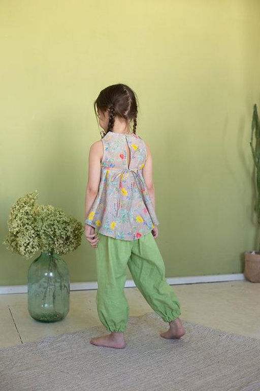 Л 21-7 бриджи для девочки "ELF" мятный