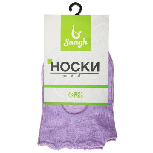 Носки для йоги, р. 36-39, цвета МИКС - Sangh фото 15