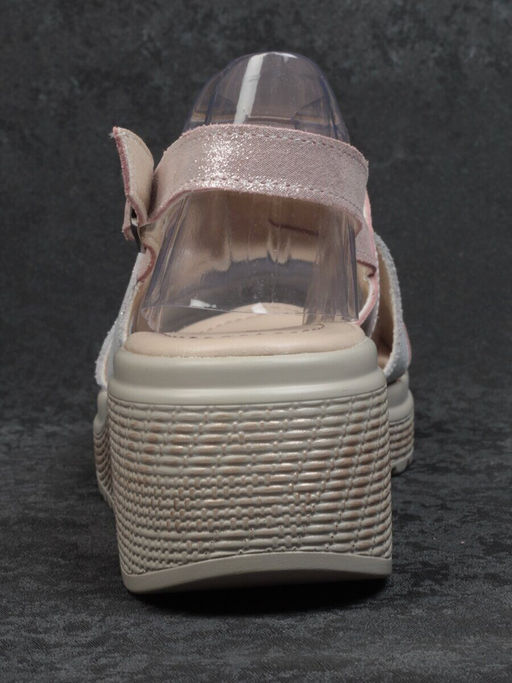 08-EDT60651-20B100M WHITE/GREY Босоножки (натуральная кожа) - Фабричный китай фото 11