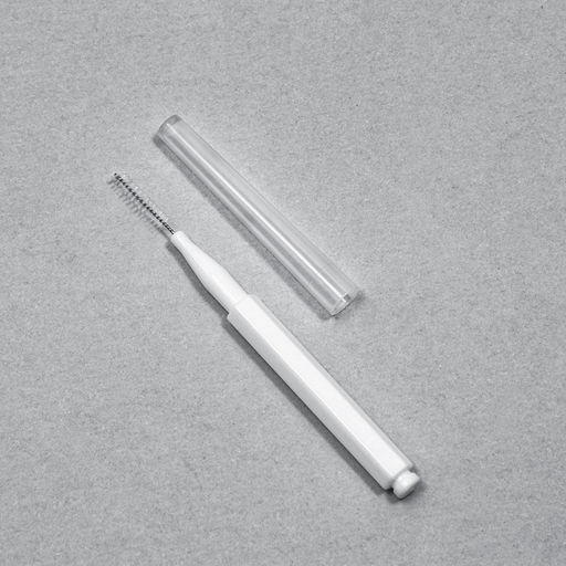 Щёточки - мини для бровей и ресниц, набор - 10 шт., 7×0.5 см, белая