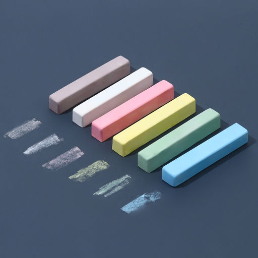 Цена за 8 шт. Мелки цветные школьные 6 шт. «Малыш и Карлсон», прямоугольные