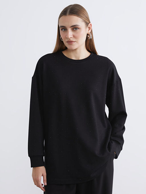 Soft Touch Oversize Kad?n Sweatshirt Tunik