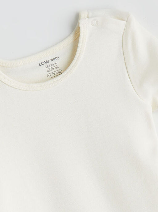 Bisiklet Yaka Erkek Bebek ??t??tl? Bodysuit 3l?