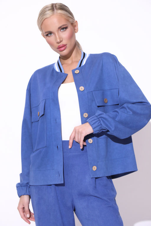 Бомбер (вельвет ниагара) - Эльза фото 6