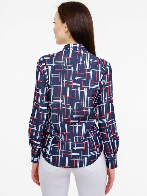 Рубашка жен.арт. 927-1,серо-белая - Binita фото 5