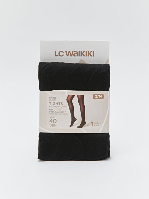 40 Denye Mat Kad?n K?lotlu ?orap