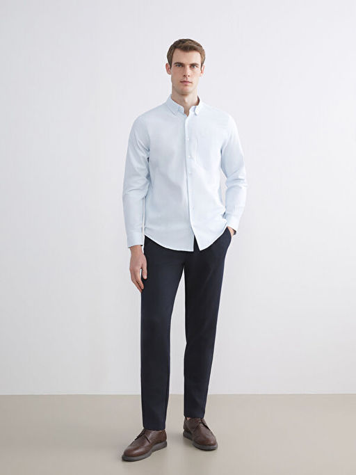 Regular Fit Uzun Kollu Arm?rl? Erkek G?mlek