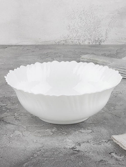 Салатник Dolche Vita 1130мл опаловое стекло белый арт.104757 /Mallony/  фото 3