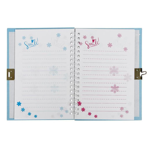 Записная книжка на замочке Котики А5-, 45 листов, в линейку, на гребне, МИКС - Calligrata фото 5