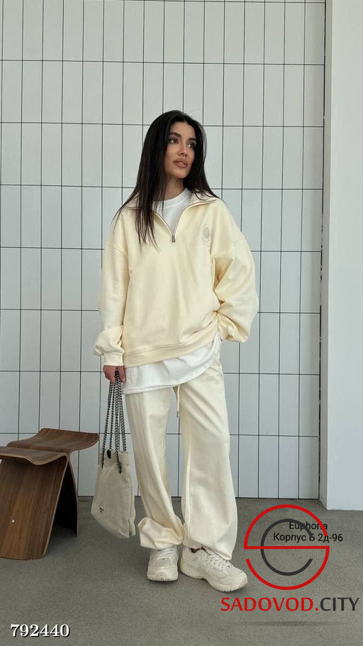 Костюм женский спортивный двойка, флис - Bruno фото 4