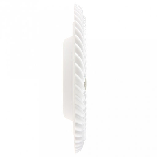 Часы настенные Виток времени д25,5см, h4см, циферблат белый; цифры арабские, черный; корпус пластик, белый; в коробке (Китай) - Домашняя мода фото 3