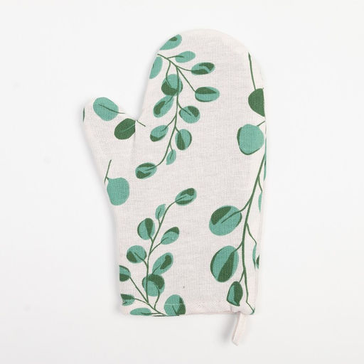 Варежка-прихватка Доляна «Эвкалипт» 20×27 см, 100% хлопок, ватин 250 г/м²