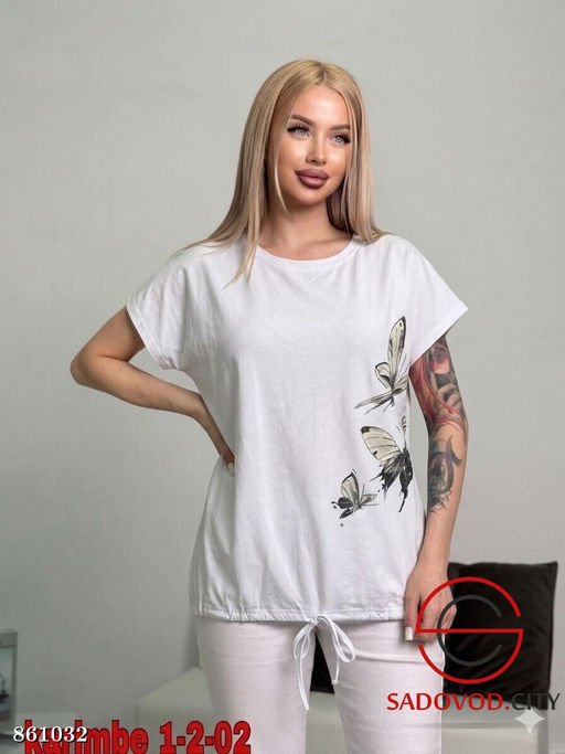Футболка женская из хлопка - Fiona фото 8