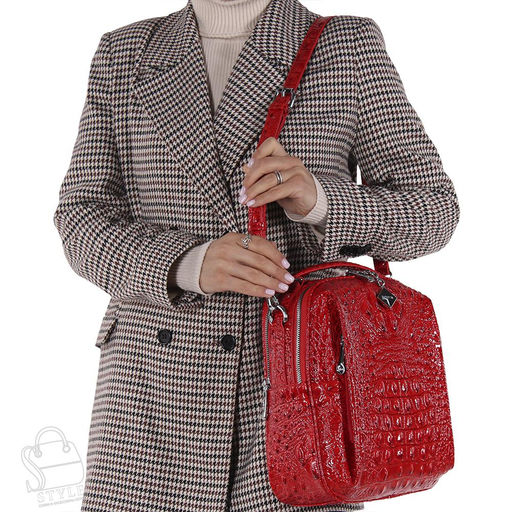 Рюкзак женский 69123-1 red Velina Fabbiano-Safenta/50