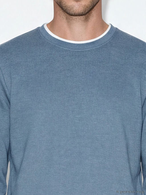 Bisiklet Yaka Erkek Sweatshirt